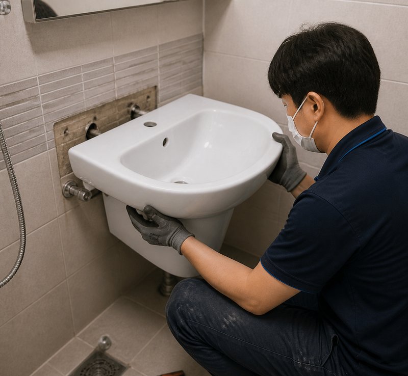 동삭동 수전교체