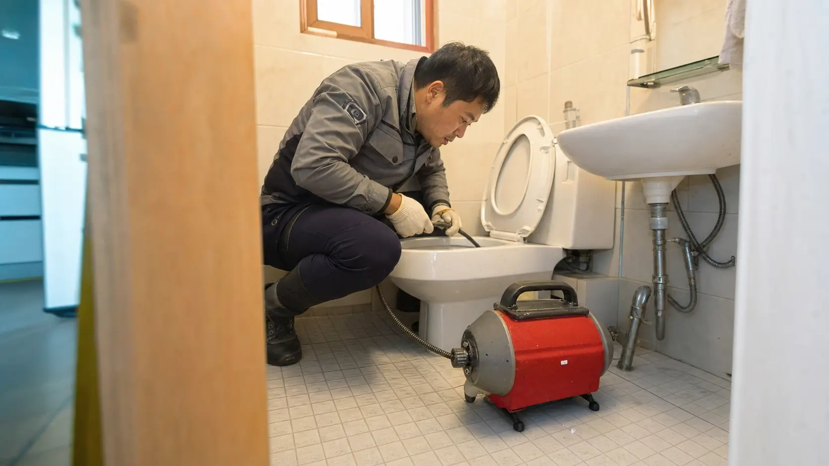 평촌동 변기 뚫음